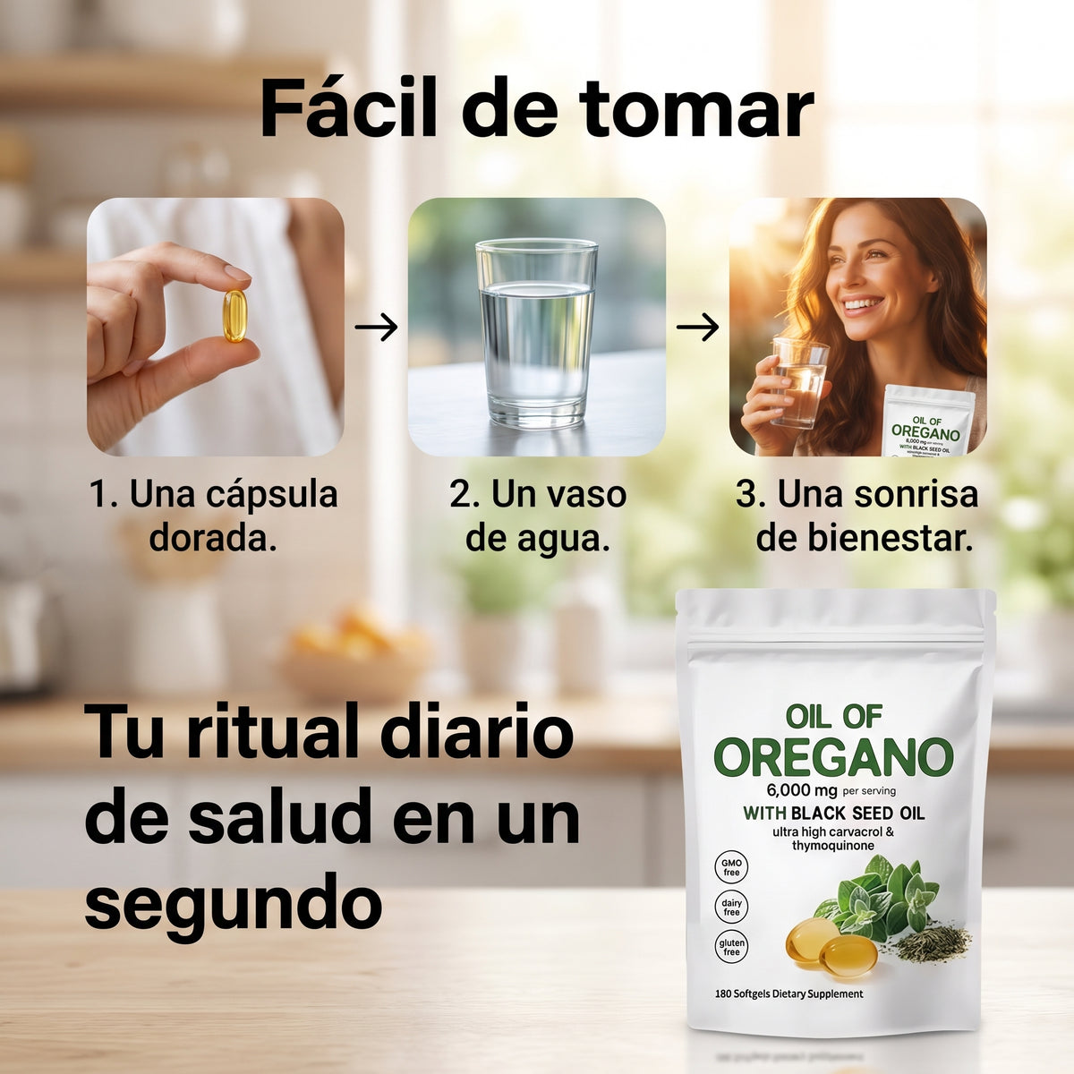 Cápsulas de aceite de orégano (60 cápsulas)
